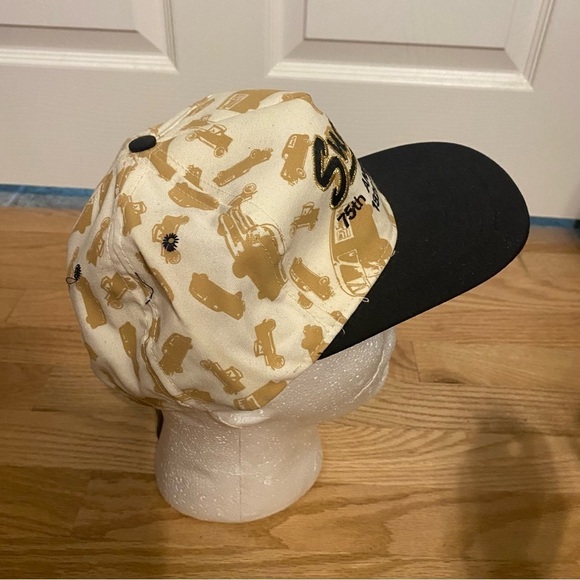 Vintage Snap On 75th Anniversary 1995 90s SnapBack Trucker Hat Racing Tools - Picture 4 of 7